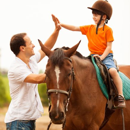 Kind reitet