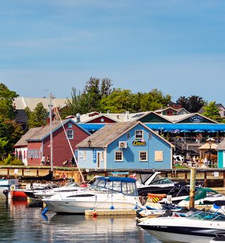 HAfen von Lunenburg in Nova Scotia
