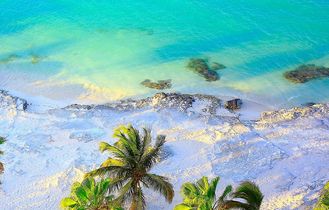 Strandabschnitt vor Cancun