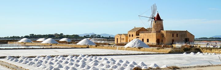 Salinen auf Sizilien