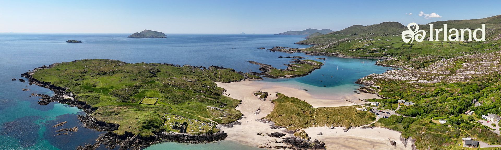 Blick auf die Bucht von Derrayne Kerry
