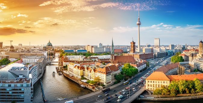 Blick auf die Stadt Berlin