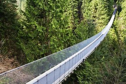 West Canada Rundreise Capilano Hängebrücke