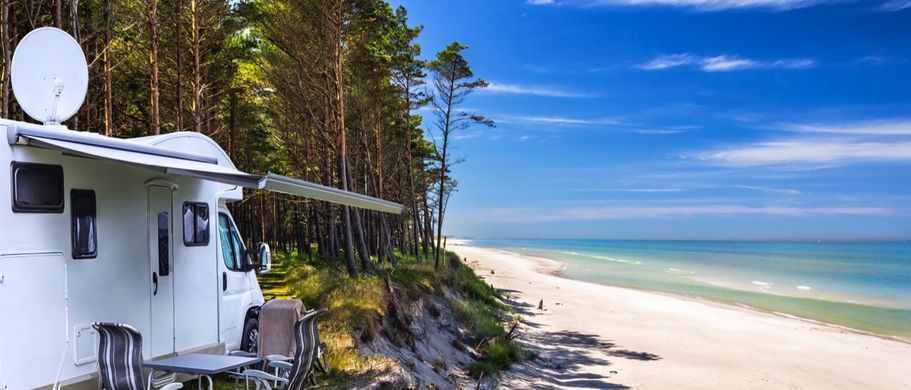 Camper am baltischen Meer 