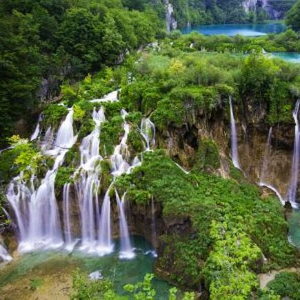 Wohnmobiltour Kroatien Wasserfall