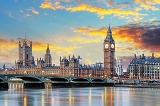 Skyline von London Blick über die Themse