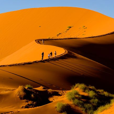 Magisch: die Dünen von Sossusvlei im Namib-Naukluft-Nationalpark