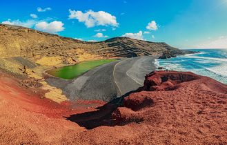 Lanzarote Vulkan El Golfo