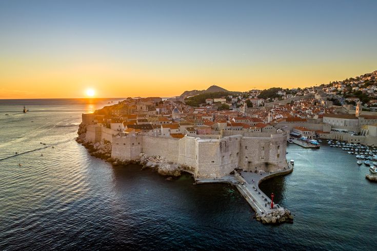 Panorama von der Stadt Dubrovnik