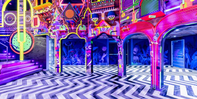Exhibition Detail of Meow Wolf Grapevine’s The Real Unreal