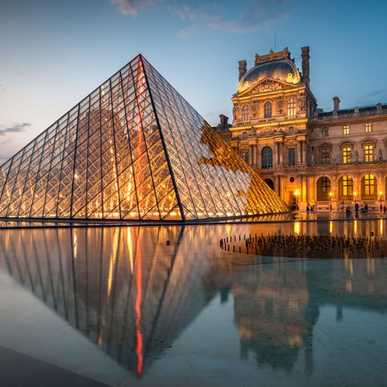 Weltbekanntes Kunstmuseum Louvre