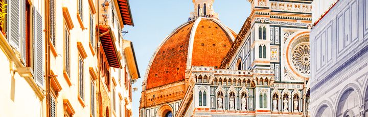 Die Kathedrale Santa Maria del Fiore in Florenz, Italien.