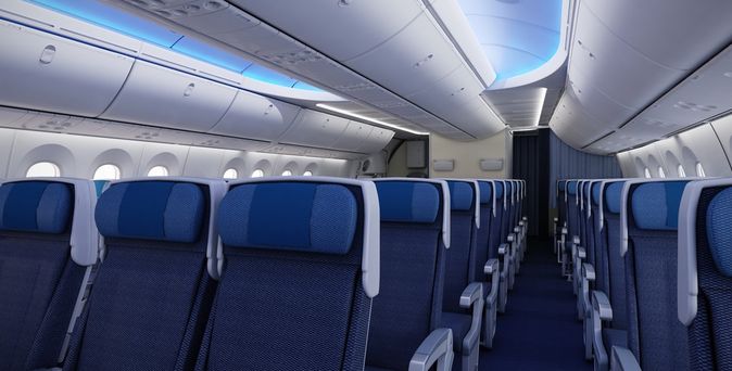Blick in die ANA Economyclass