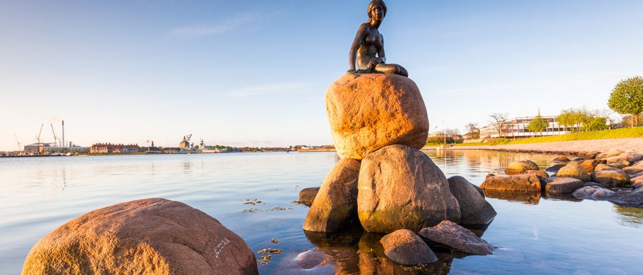 Kopenhagens Wahrzeichen ist eindeutig die „Kleine Meerjungfrau“