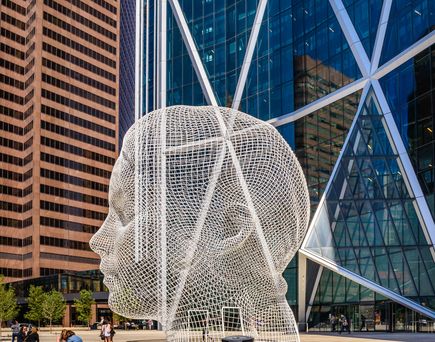 Kunstinstallation „Wonderland“ in Downtown Calgary