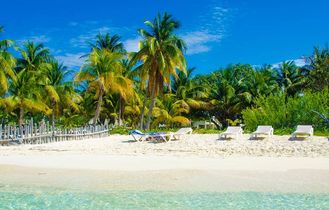 Strandabschnitt vor Isla Mujeres