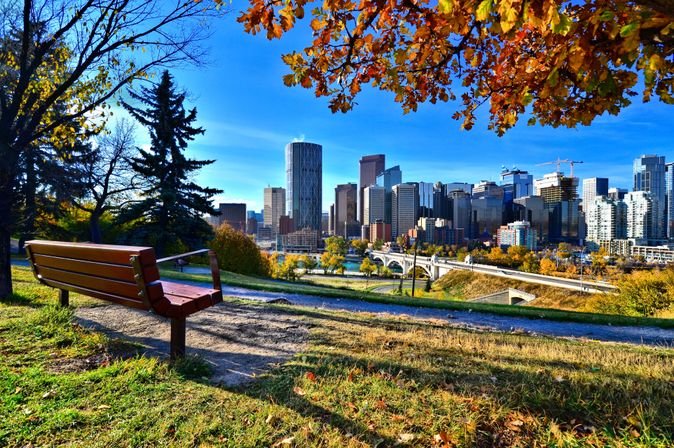 Blick auf Calgary