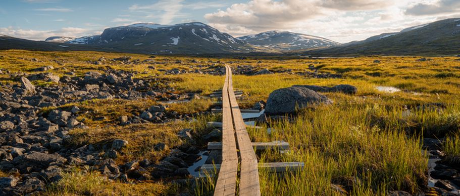 Schweden Wanderweg