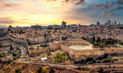 Blick auf Jerusalem Stadtbild 