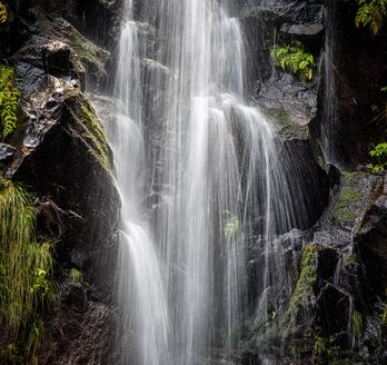 Risco-Wasserfall auf Madeira