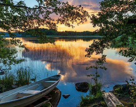 Midsommernacht in Südfinnland