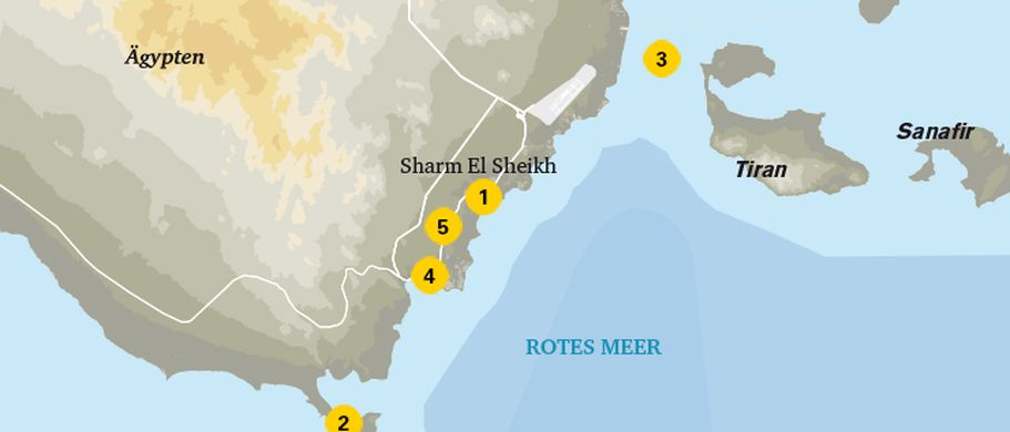 Karte Sharm el Sheikh