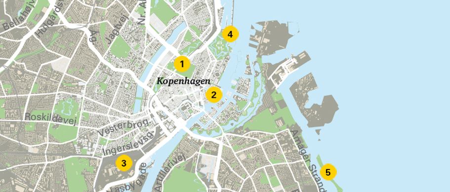 Karte Kopenhagen