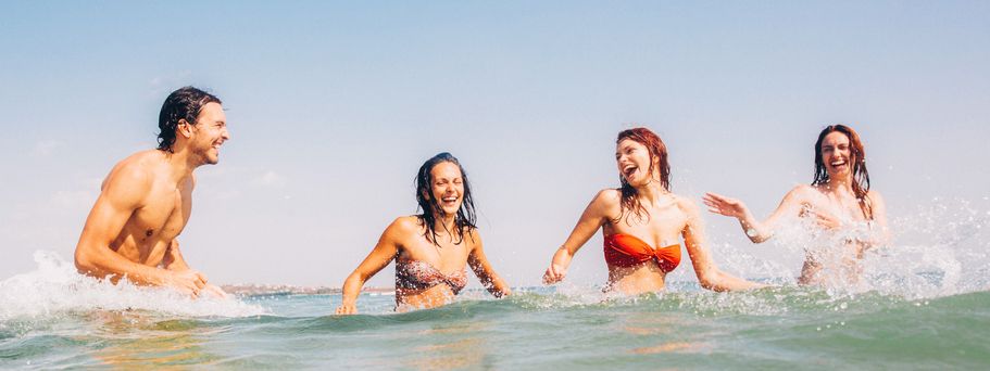 Urlaub am Sonnenstrand bedeutet: Meer, Meer, Meer 