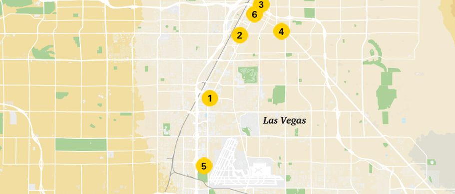 Karte Las Vegas