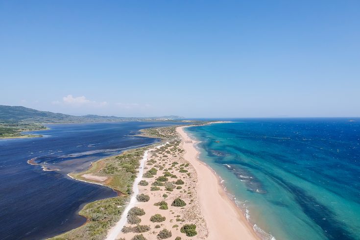 Korrission See auf Korfu