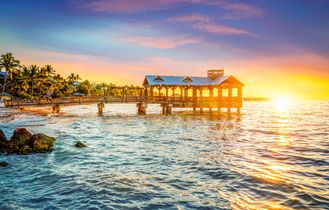 Sonnenuntergang am Strand
