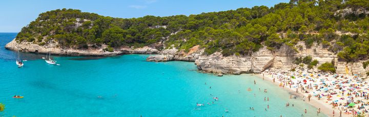 Menorca Urlaub Familienurlaub Badeurlaub Strandurlaub Cala Mitjana