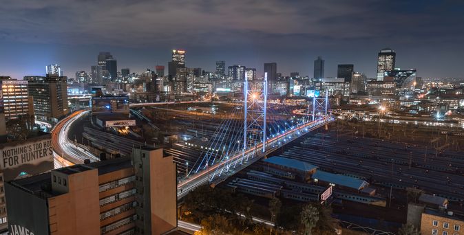 Johannesburg bei NAcht
