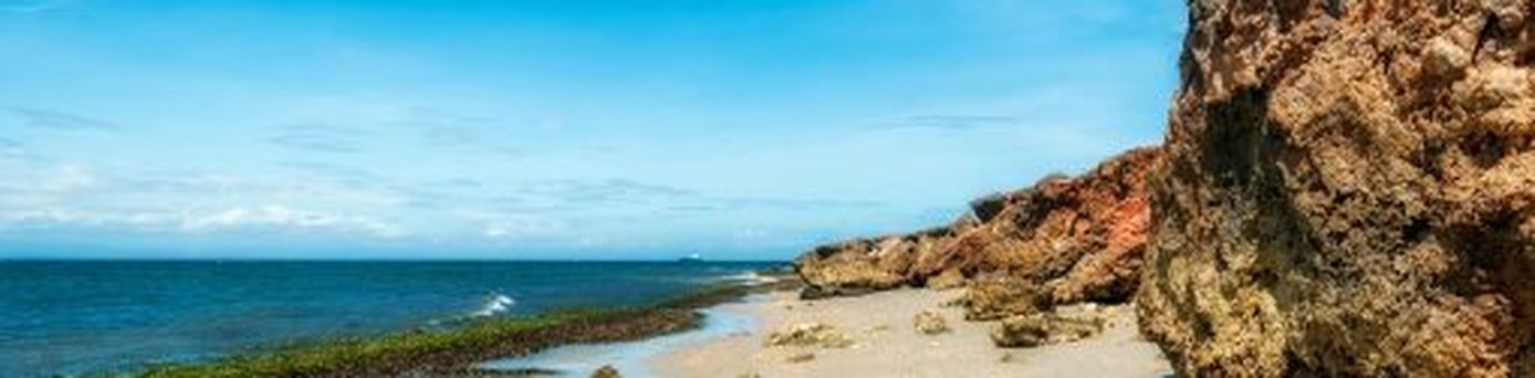  isla margarita, strand, felsen, meer