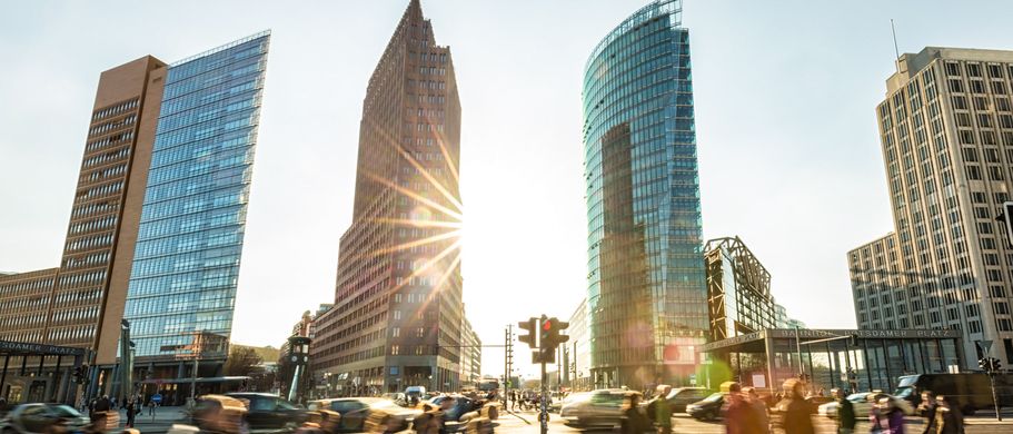Berlin Städtereisen Urlaub Hochhäuser am Potsdamer Platz