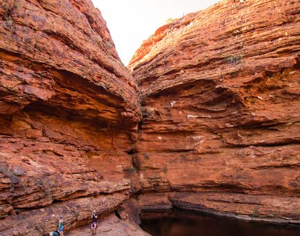 Wasserlöcher im Kings Canyon 