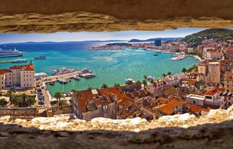 Split Panorama, Dalmatien