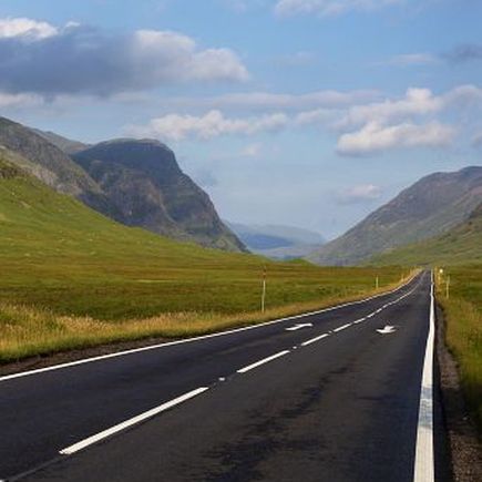 Wohnmobiltour Schottland Autobahn