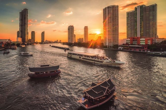 Kreuzfahrt Thailand Bangkok Fluss