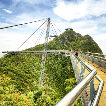Von der Langkawi Sky Bridge aus hat man einen spektakulären Blick über die Insel 