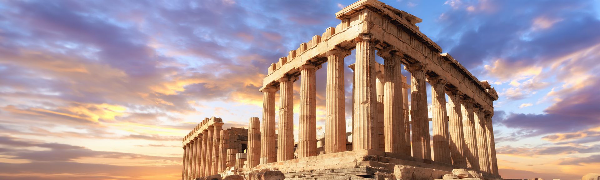 Ruinen der Akropolis in Athen