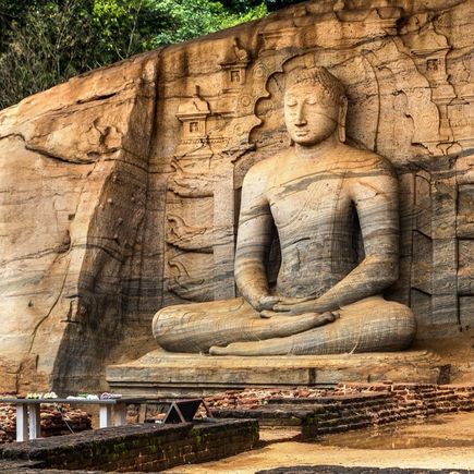 Gal Vihara Rock Temple in Polonnaruwa, Sri Lanka
