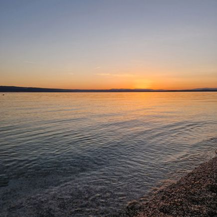 Crikvenica Strand Sonnenuntergang