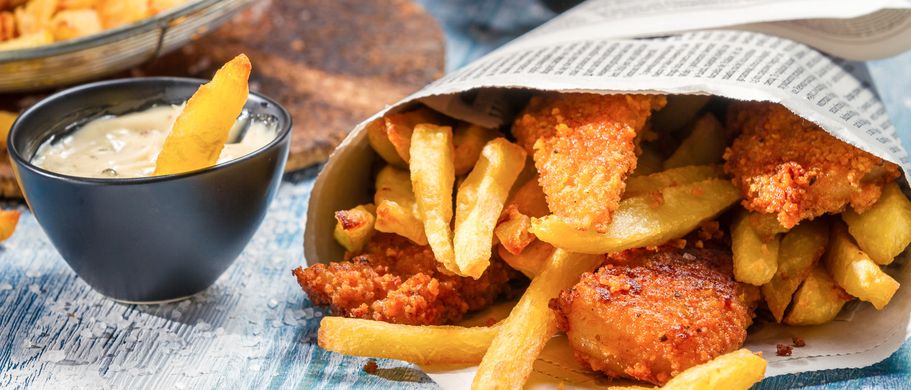 Fish and Chips sind ein Muss, wenn in London 
