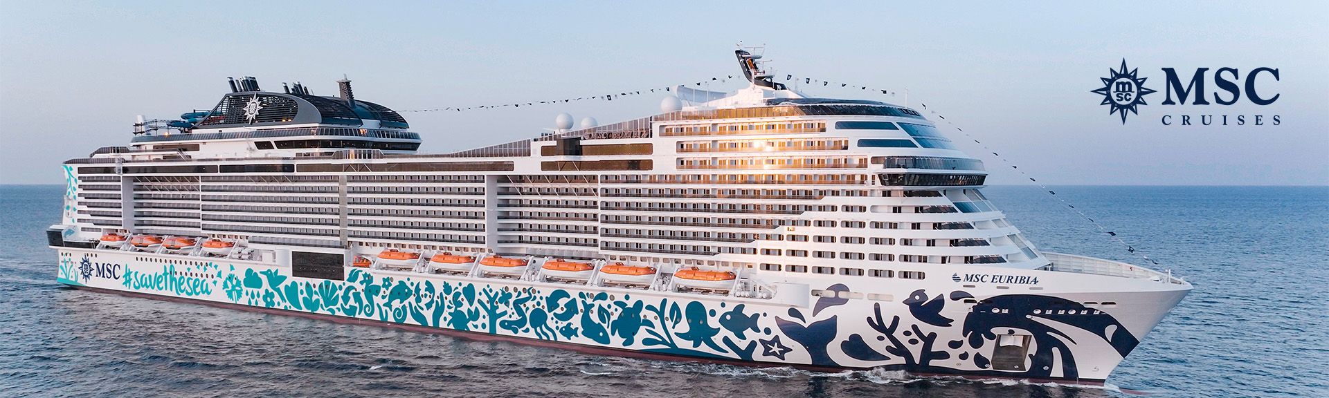MSC Cruises Euribia auf dem Meer