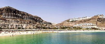 Beliebter Strand: Die Playa de Amadores auf Gran Canaria