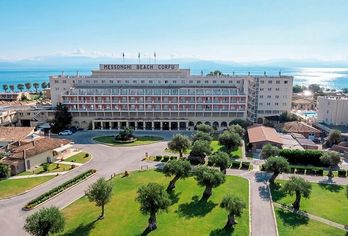 Hotel, Canvas by Mitsis Messonghi