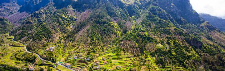 Landschaft über Madeira. 