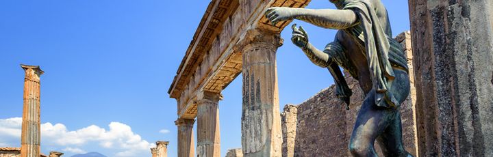 Ruinen des Apollo-Tempels, Pompeji, Neapel, Italien