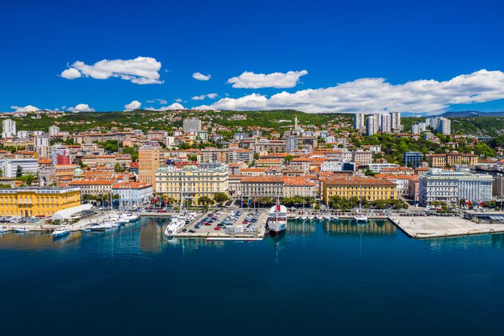 Rijeka Blick auf die Stadt